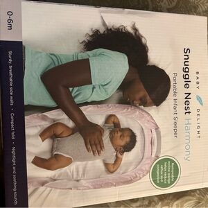 Snuggle Nest Harmony Portable Infant Sleeper - Pink